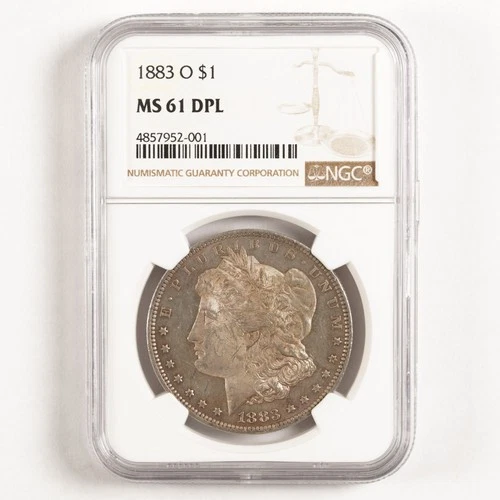 1883-O Morgan Dollar $1 MS61 DMPL NGC 31601