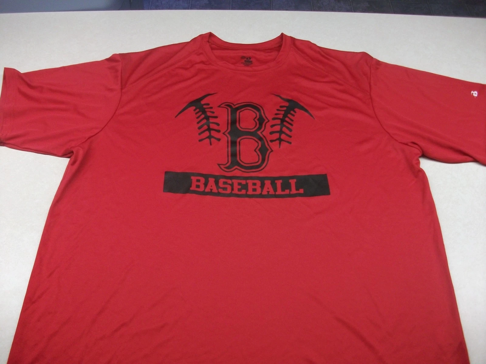 RARE Boston Red Sox Men's 2XL Short Sleeve QUICK DRY FABRIC Red ONLY 1 EVER SAW
