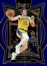 AUSTIN REAVES 2024-25 Panini Select Blue Prizms #40 Lakers Concourse N ID:141040