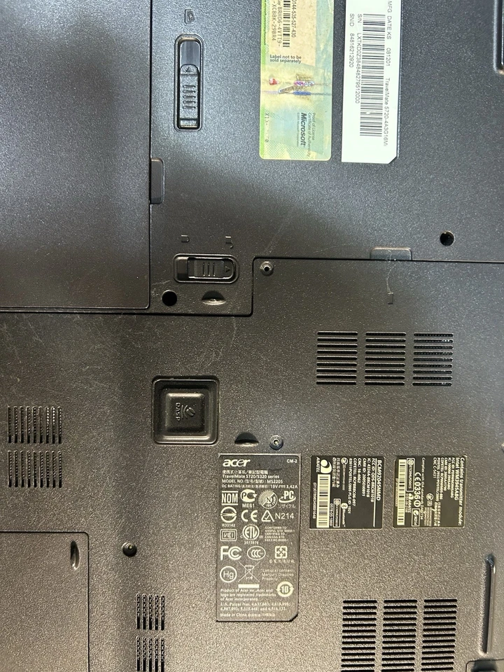 NOTEBOOK ACER 5720 - Immagine 2 di 3