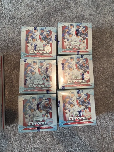 (6) FACTORY SEALED 2022 Topps Chrome Update Series MLB Baseball MEGA BOX LOT