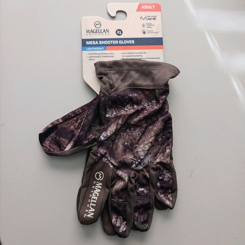 Magellan Outdoors Adult Mesa Shooter Gloves Realtree Edge Camo Hunting Size XL - Picture 1 of 2