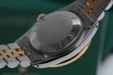 Rolex Datejust 31 mm White Mother Of Pearl Dial Emerald & Diamond Two Tone Watch 4