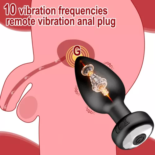 Anal Vibrator Plug Vibration Prostata Fernbedienung Sex Toys Spielzeug Dildo DE - Bild 7 von 24