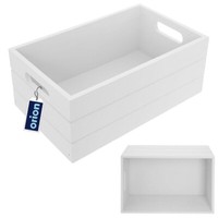 Holzkiste Aufbewahrungskiste Aufbewahrungsbox Mit Griffen 26X16X11 Cm
