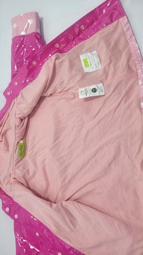 Girls 2T Hello Kitty Pink Western Chief Lined Hooded Rain Jacket - Picture 5 of 11