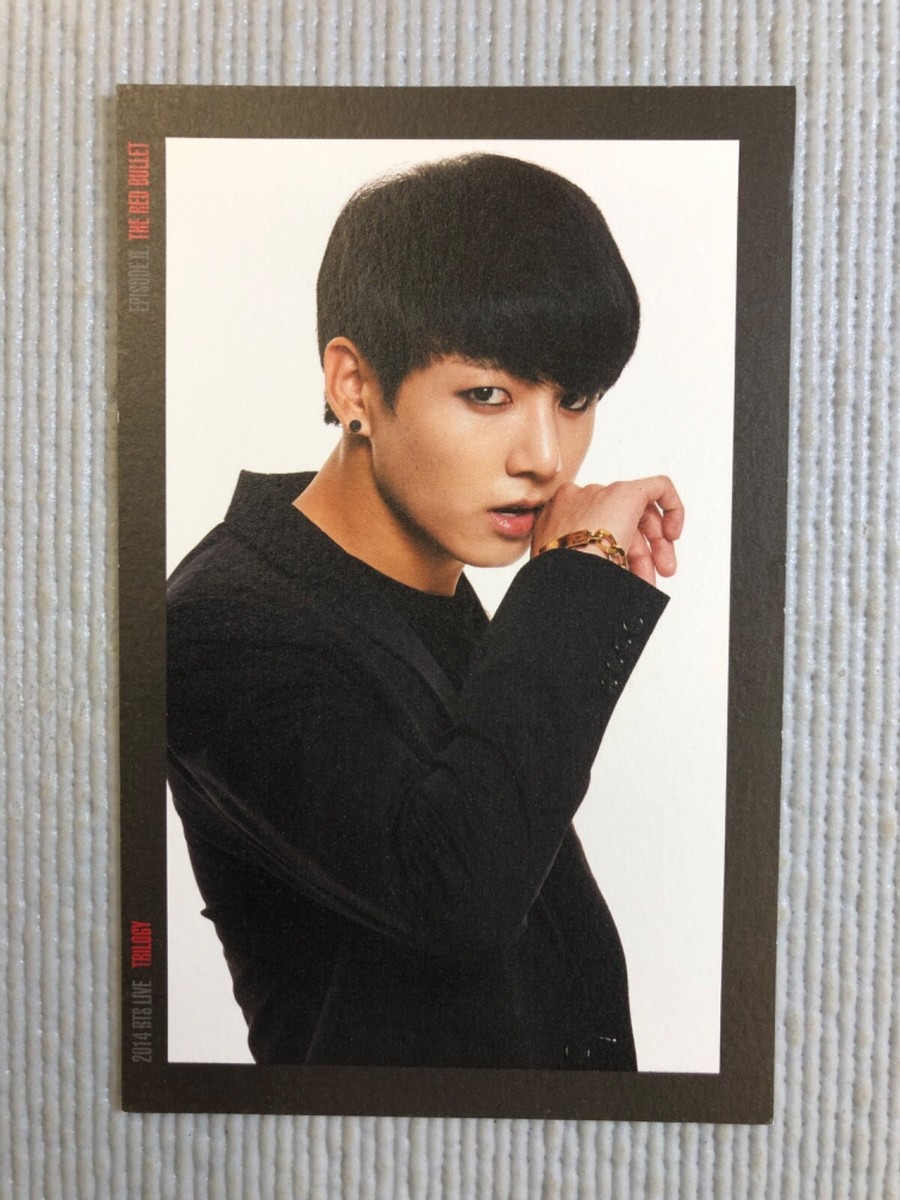 BTS 2014 LIVE TRILOGY THE RED BULLET Official Photo Card (JUNGKOOK