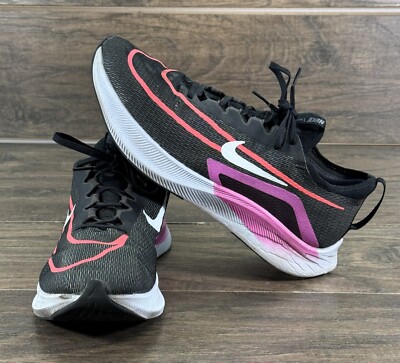 Nike Running Shoes Mens 11 Zoom Fly 4 Black Athletic Sneakers