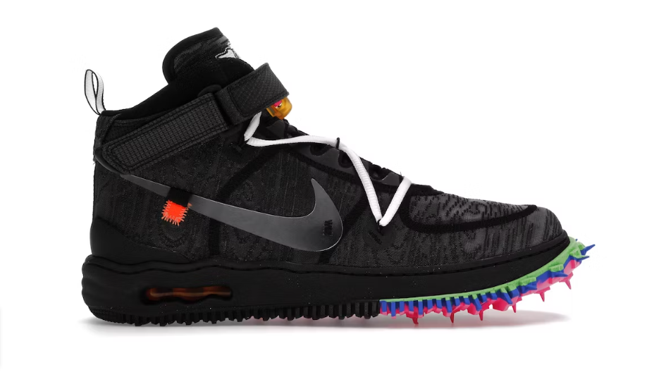 OFF WHITE X NIKE NIKE x Off White Air Force 1 Mid Black EU44.5 US10.5 Neuf