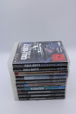 USK 18 Bundle | Playstation 3 | alle CD`s poliert | GTA 4, 5, CoD, Farcry 3