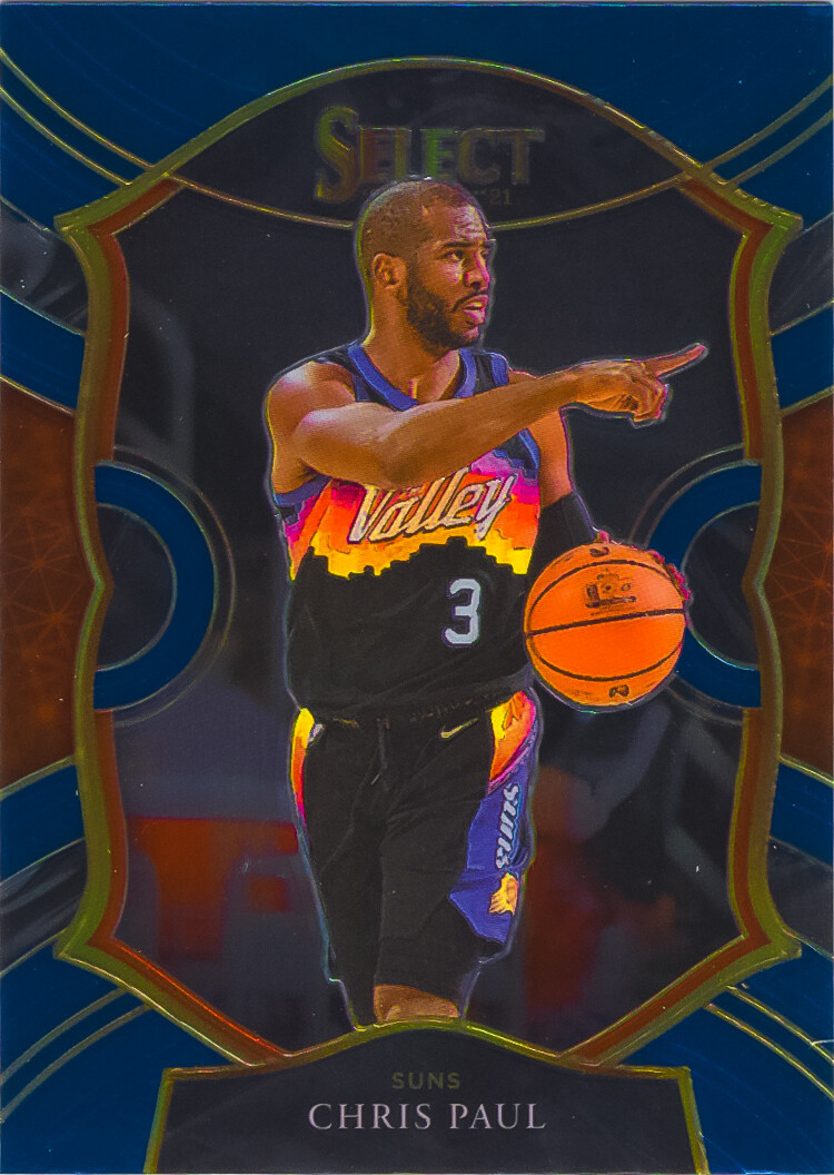 Chris Paul 2020-21 Select Basketball Blue Retail Card #10 Suns Concourse NBA