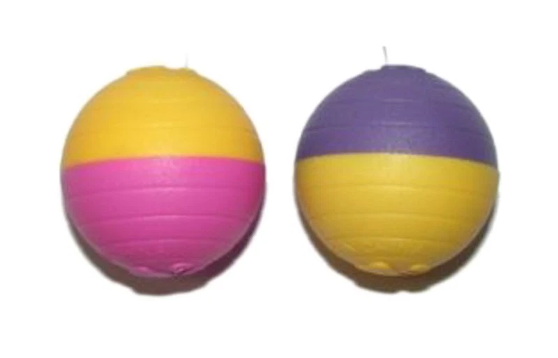 2 Catnip Minze Bälle Spielzeug Katzen auffüllbar Ball Katzenspielzeug Spielbälle