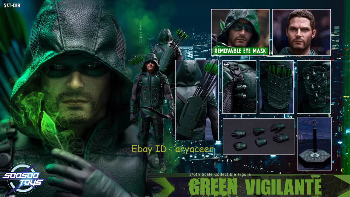 Soosoo Toys SST019 Green Vigilante 1/6 Collectible Action Figure