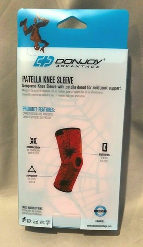 DonJoy Marvel Avengers Spider-Man Youth Neoprene Knee Sleeve Patella Donut - Picture 5 of 6