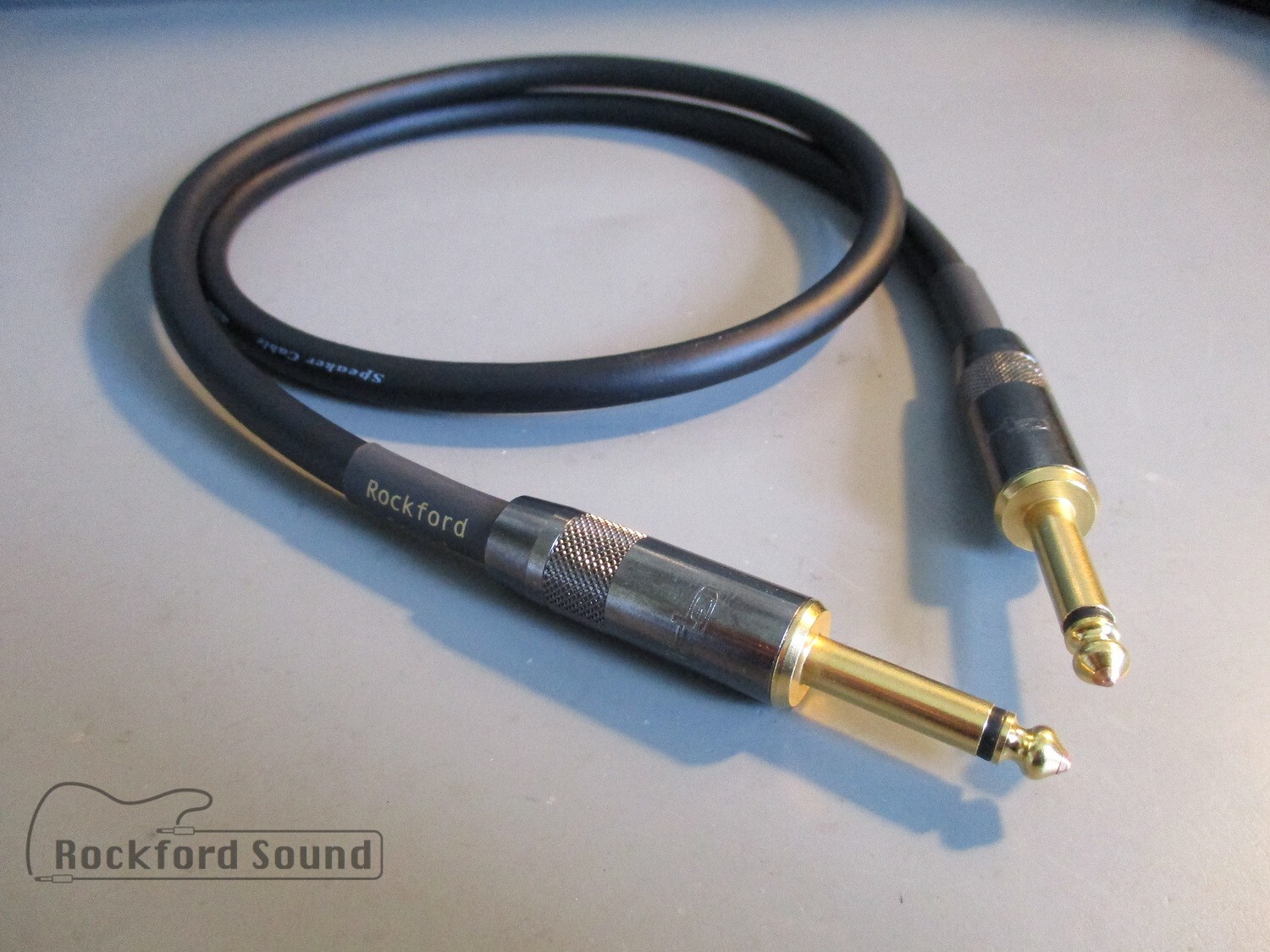 Canare 4S8 Guitar Amp Speaker Cable 3 FT Gold Straight to Straight