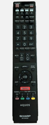 Genuine Sharp Aquos GB118WJSA TV DVD VCR Audio Remote Control(3I)