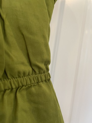 Lac Rettba Size XXL Solid Green Strap Maxi Dress Tiered Racer Back - Picture 10 of 13