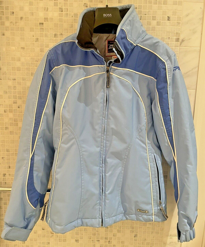 SPYDER Kids Size 8 US Blue Ski Jacket winter coat Heavy Jacket Snow Boys EUC
