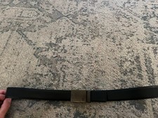 Mission Belt 40mm Black Leather Large