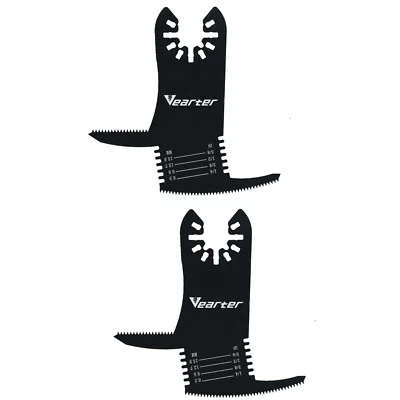 Vearter 2Pack HCS Oscillating Multi-tool Swing Jab Saw Blade For Wood Plastic
