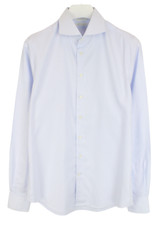 SUITSUPPLY Try On Extra Slim Fit Formal Shirt Men's 40L / 15 3/4L Pinstripe