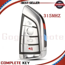 Modified Smart Remote key Fob 315MHz PCF7953 for BMW F Series CAS4+/ FEM 2010-19
