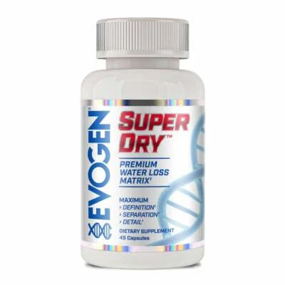 MATRIX Evogen Super Dry 45 Caps | Muscle Definition & Herbal Fluid Support