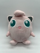 Pokemon 2022 Jigglypuff Plush Stuffed Toy Big Eyes Pink Figure Nintendo 7 Inch