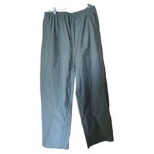 Columbia Men's PVC Rain Pants Size XL Hiking Fishing Camping Outdoor Gray