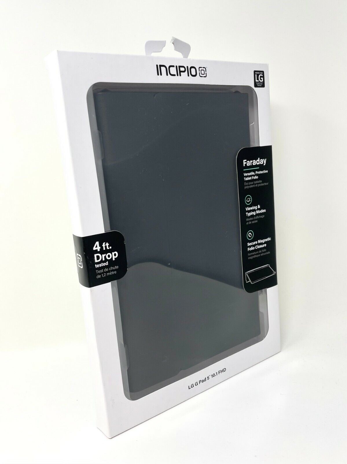 Incipio Faraday Folding Folio Case for LG G Pad 5 10.1 FHD - Black