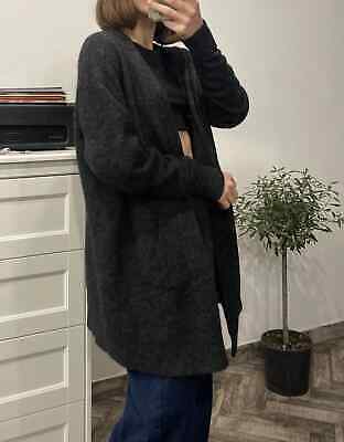 ACNE STUDIOS Raya Sh Kid Mohair Wool Cardigan Black Size S ACNE STUDIOS Raya Sh Kid Mohair Wool Cardigan Black Size S