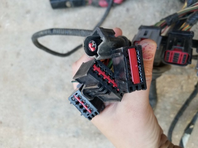 02 Ford F250 7.3l 4x2 Extended CAB Front Under Hood Harness 2c3t-12a581