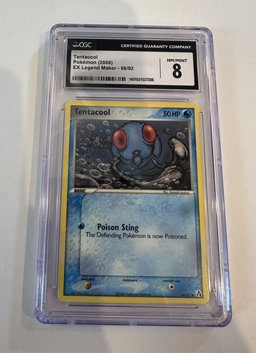 Tentacool graded CGC 8 for sale on eBay