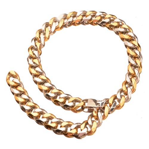 Chaîne homme lourde 19 mm 316L acier inoxydable CURB lien cubain collier bracelet - Photo 40/46