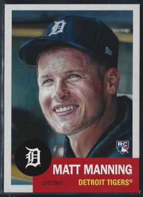 2022 TOPPS LIVING SET # 498 MATT MANNING Rookie Detroit Tigers 2,177 Printed b