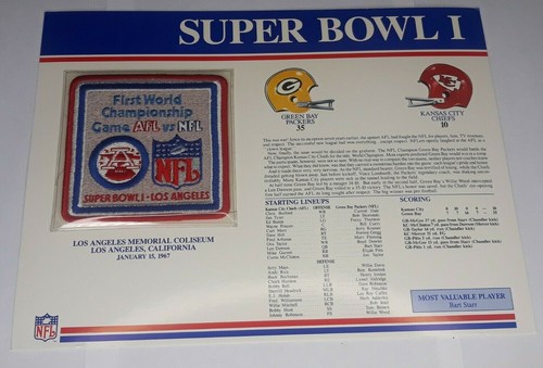 Willabee & Ward NFL Super Bowl Patches - Pick your Patch Combined Shipping - Picture 4 of 121