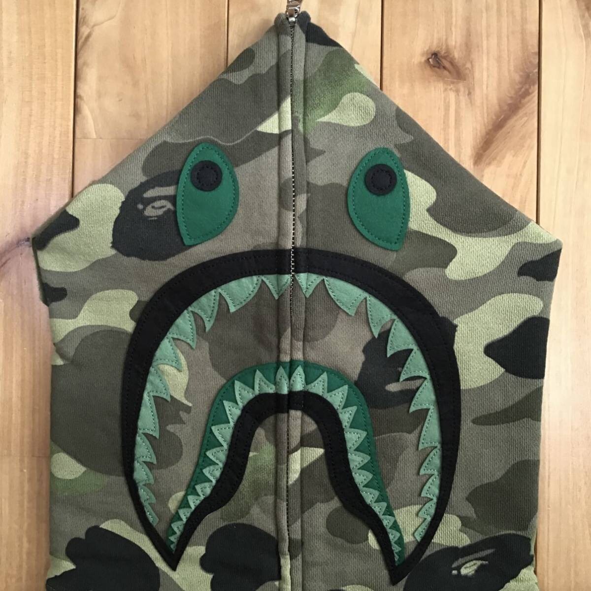 【NANA様】GRADATION CAMO SHARK HOODIE BAPE Gradation camo shark full zip hoodie A Bathing Ape Size S | eBay