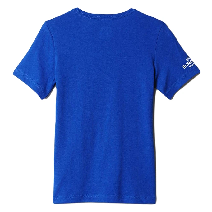 Adidas T-shirt Garçon Mascotte Euro 2016 Bleu Taille 11/12 ans  Neuf - Photo 3/4