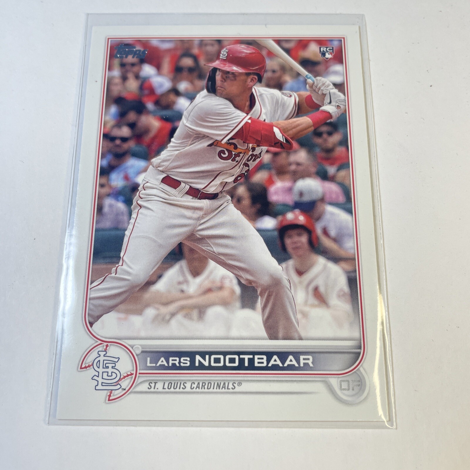 2022 Topps Series One Rookie #58 LARS NOOTBAAR St. Louis Cardinals RC