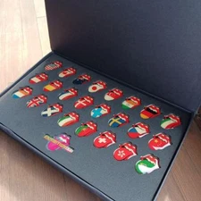 Rolling Stones VIP Pin Badge Set 25 Types
