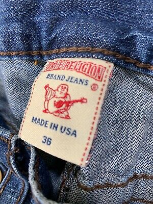 TRUE RELIGION Men's Rainbow Billy Vintage Wash Denim Jeans TRUE RELIGION Men's Rainbow Billy Vintage Wash Denim Jeans