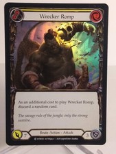 Wrecker Romp Yellow Pitch Rainbow Foil NM Unlimited Welcome to Rathe  FAB