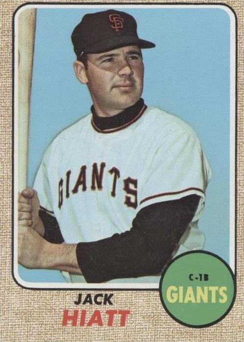 1968 Topps - Jack Hiatt #419 - 1 of 1