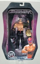 wwe wwf ljn classic ruthless aggression #23 signed 1 of 500 rey mysterio figure