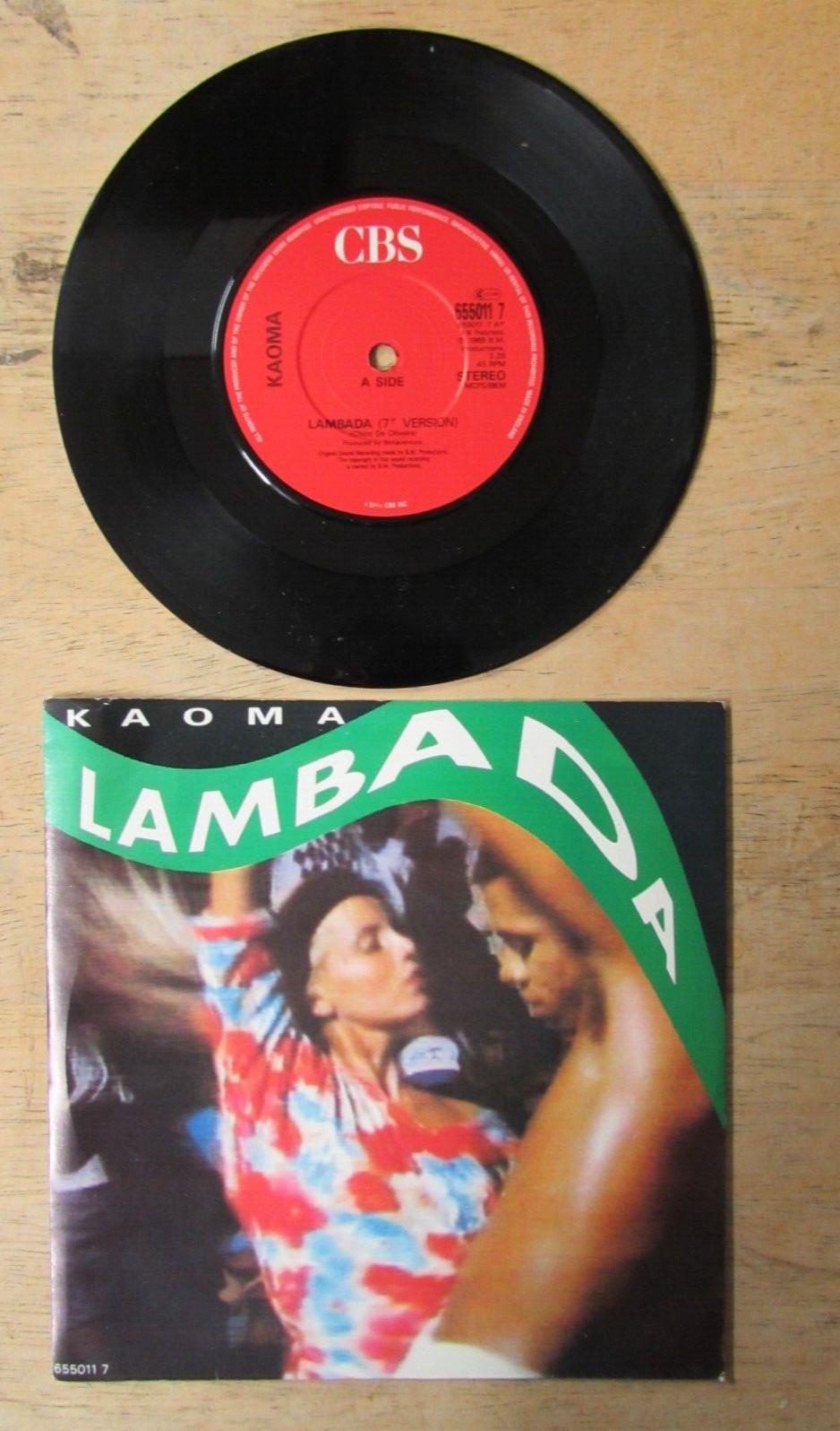 LAMBADA by KAOMA - CBS 1989 - Record / Vinyl