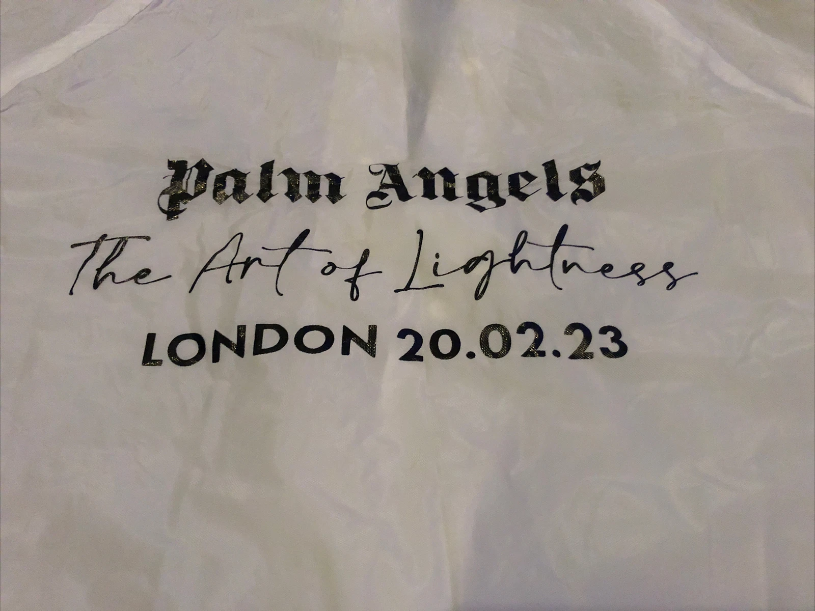 Impermeabile Moncler x Palm Angels (evento L'arte del genio) taglia omaggio raro