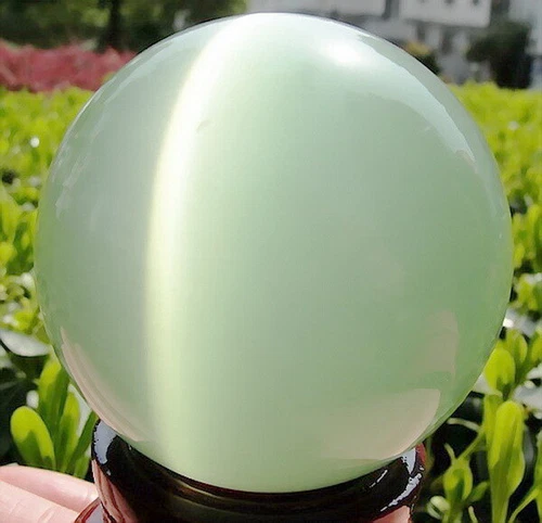 60/80MM Cat's Eye Crystal Ball Orb Sphere Healing ball Furnishing articles - Picture 8 of 39
