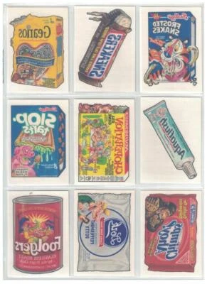 2004 WACKY PACKAGES ALL NEW SERIES 1 ANS1 TEMPORARY TATTOOS COMPLETE SET OF 10 - Image 1 of 2