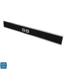 70-72 Nova Ss Rear Chrome Tail Panel Molding With Ss Emblem - Oem Diecast New
