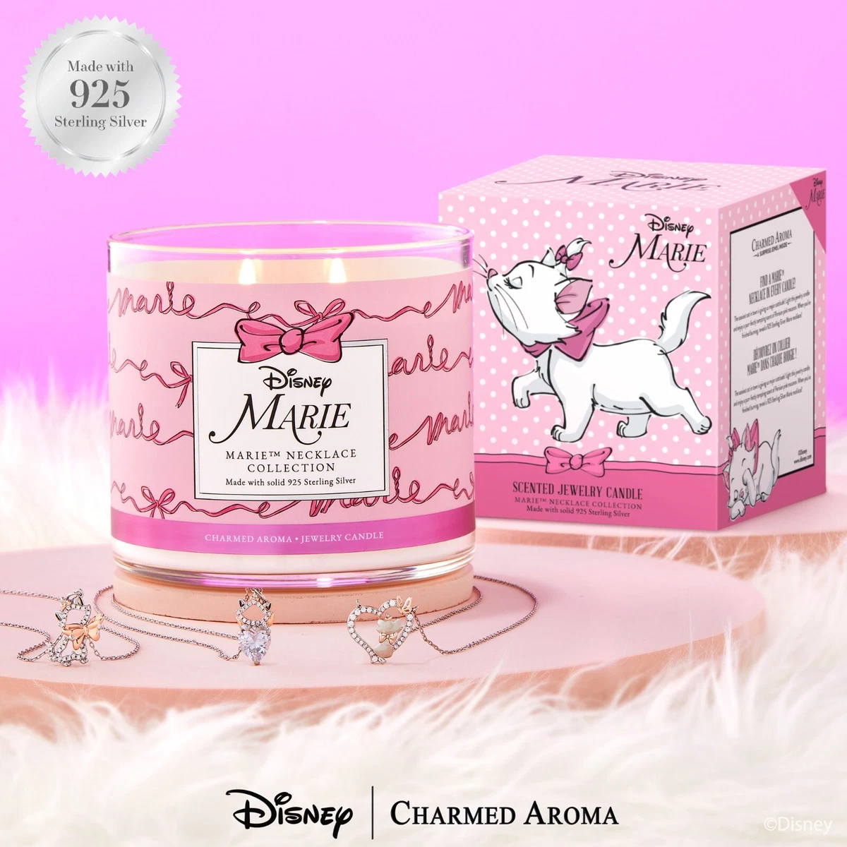 Disney online marie necklace